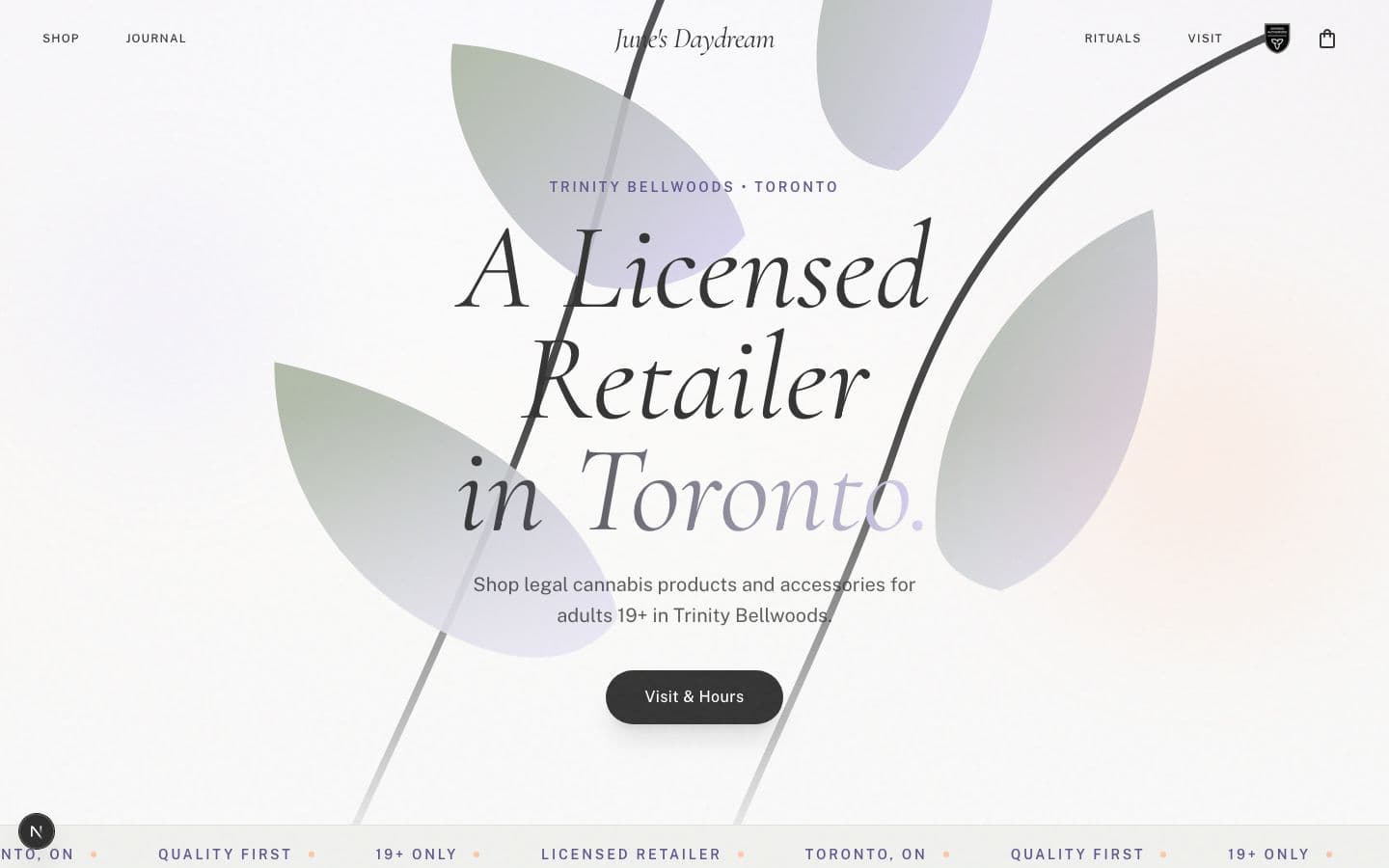 June's Daydream Cannabis screenshot